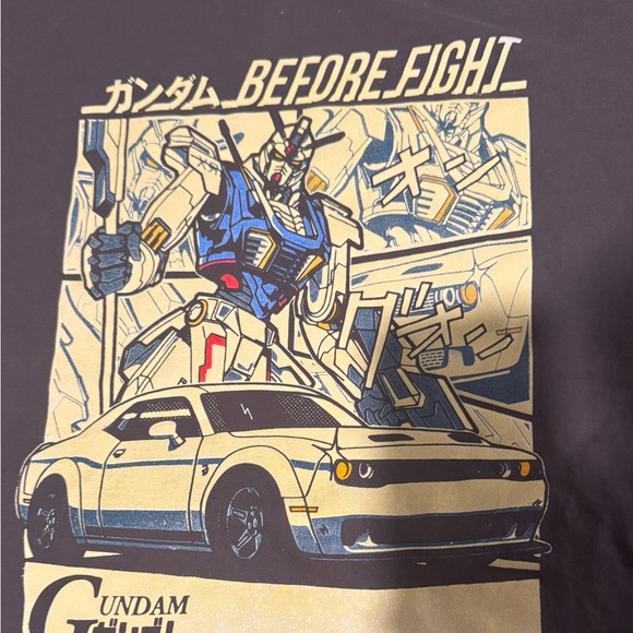 Gundam Hellcat Dodge Unisex T-Shirt - Picture 5 of 6